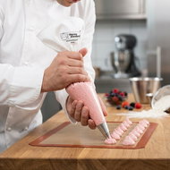 Gastro Standard pastry bag, white, size 6, 550 mm - Cake Decorating Tool