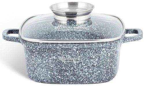 EDENBERG Pot with glass lid EB-3973 - Pot - Main image