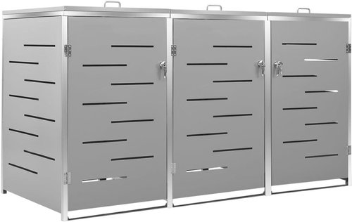 SHUMEE Přístřešek na na popelnici, ocel 207 × 77,5 × 115 cm - Bin Shed - Main image