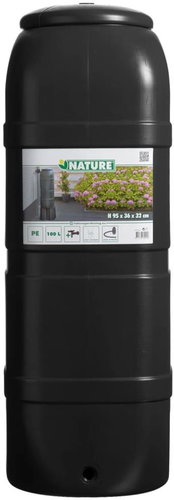 Nature Sud na dešťovou vodu 100 l, černý - Sud - Main image