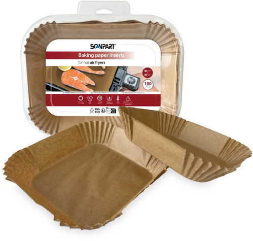 ScanPart Papír na pečení do horkovždušných fritéz 30 × 20 cm 100 ks - Baking Paper - Main image