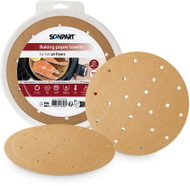 ScanPart Perforiertes Papier für Heißluftfritteusen 20 cm 100 Stück - Backpapier