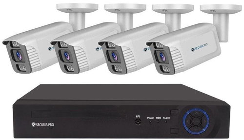 Securia Pro camera system NVR4CHV5S-W smart, white - IP Camera - Main image