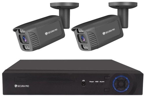 Securia Pro camera system NVR2CHV4S-B smart, black - IP Camera - Main image