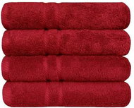 SCANquilt osuška COTTONA červená 140 × 70 cm - Bath Towel