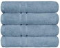 Bath Towel SCANquilt bath towel COTTONA grey-blue 140 × 70 cm - Osuška