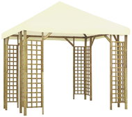 Gazebo 3 x 3 m creamy white - Garden Gazebo