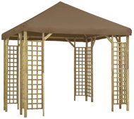 Gazebo 3 x 3 m taupe - Garden Gazebo
