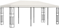 Gazebo 3 x 6 m cream textile - Garden Gazebo