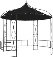 Gazebo 300 x 290 cm anthracite round - Garden Gazebo