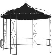 Gazebo 300 x 290 cm anthracite round - Garden Gazebo