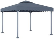 Gazebo 300 x 300 cm anthracite aluminum - Garden Gazebo