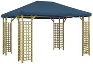 Gazebo 4 x 3 m blue - Garden Gazebo