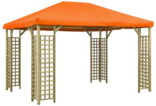 Gazebo 4 x 3 m orange - Garden Gazebo - Main image