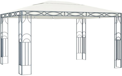 Gazebo 400 x 300 cm cream - Garden Gazebo - Main image