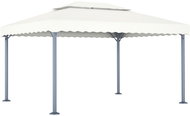 Gazebo 400 x 300 cm cream aluminum - Garden Gazebo