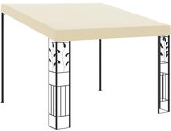 Gazebo to the wall 3 x 3 x 2.5 m cream - Garden Gazebo