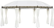 Gazebo creamy white 530 x 350 x 265 cm - Garden Gazebo
