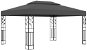 Altánok s dvojitou strechou 3 × 4 m antracitový - Záhradný altánok