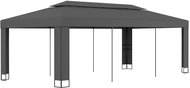 Gazebo with double roof 3 x 6 m anthracite - Garden Gazebo