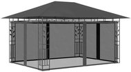 Gazebo with mosquito net 4 x 3 x 2.73 m anthracite 180 g / m2 - Garden Gazebo