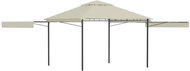 Gazebo with two extra roofs 3 x 3 x 2.73 m cream 180 g / m2 - Garden Gazebo
