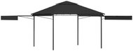 Gazebo with two extra roofs 3x3x2.73 m anthracite 180 g / m2 - Garden Gazebo