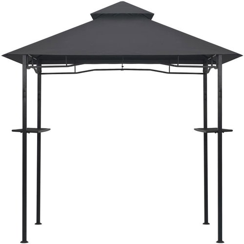 Barbecue gazebo 240 x 150 x 255 cm anthracite steel - Garden Gazebo - Main image