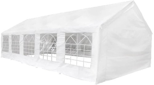 Party tent 10 x 5 m white - Garden Gazebo - Main image