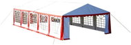 Party Tent 10 x 5m Red - Garden Gazebo