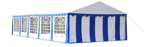 Party Tent 10 x 5m Blue - Garden Gazebo - Main image