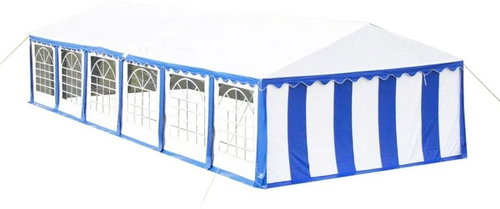 Party Tent 12 x 6m Blue - Garden Gazebo - Main image