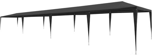Party tent 3 x 12 m PE anthracite - Garden Gazebo - Main image