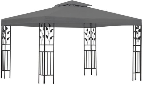 Party tent 300 x 400 cm anthracite - Garden Gazebo - Main image