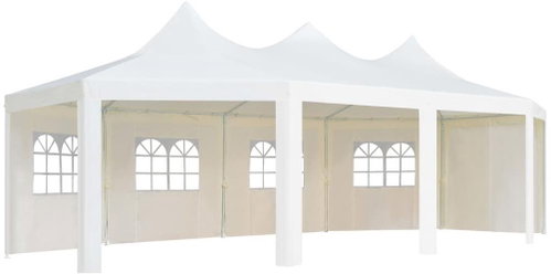 Party tent 834 x 448 x 320 cm white - Garden Gazebo - Main image