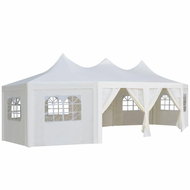 Party Tent 834 x 448 x 320cm White - Garden Gazebo