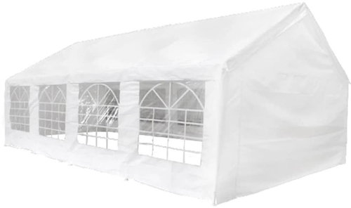 Party tent white 8 x 4 m - Garden Gazebo - Main image