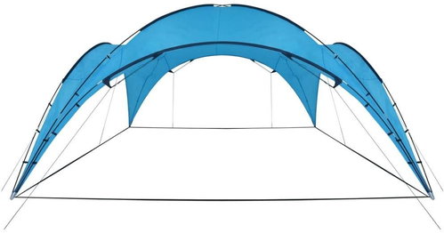 Party tent arched 450 x 450 x 265 cm light blue - Garden Gazebo - Main image