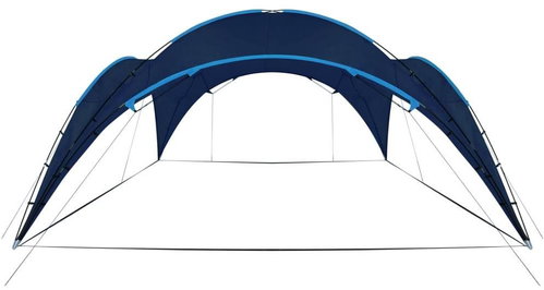 Party tent arched 450 x 450 x 265 cm dark blue - Garden Gazebo - Main image