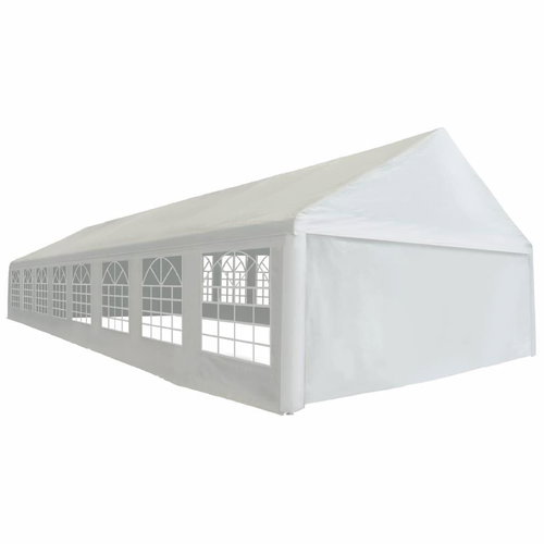 Party tent PE 6 x 16m white - Garden Gazebo - Main image
