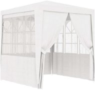 Profesionálny stan party s bočnicami 2,5 × 2,5 m biely 90 g/m2 - Záhradný altánok