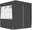 Professional party tent with sides 2x2 m anthracite 90 g / m2