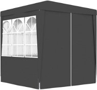 Professional party tent with sides 2x2 m anthracite 90 g / m2 - Garden Gazebo