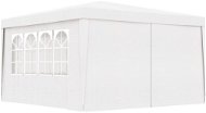 Professional party tent with sides 4 x 4 m white 90 g / m2 - Garden Gazebo