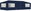Professional party tent with sides 4 x 9 m blue 90 g / m2
