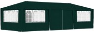 Profesionálny párty stan s bočnicami 4 × 9 m zelený 90 g/m2 - Záhradný altánok