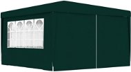 Professional party tent with sides 4x4 m green 90 g / m2 - Party Tent