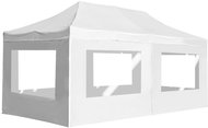 Professional folding party tent + aluminum walls 6 x 3 m white - Garden Gazebo