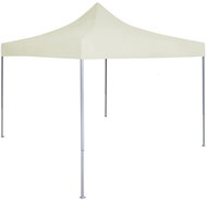 Professional folding party tent 2 x 2 m cream steel - Garden Gazebo
