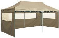 Professional folding party tent 4 sides 3x6 m cream steel - Garden Gazebo